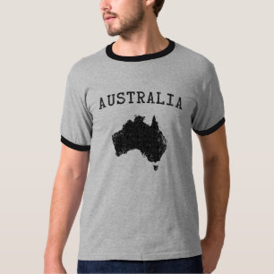 T-shirt de Austrália do vintage