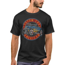 T-Shirt de Automóveis Americanos Personalizados