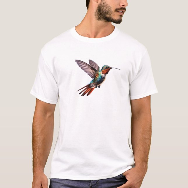 t-shirt de aves voadoras (Frente)