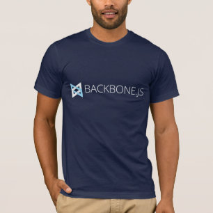 T-shirt de Backbone.js (marinho)