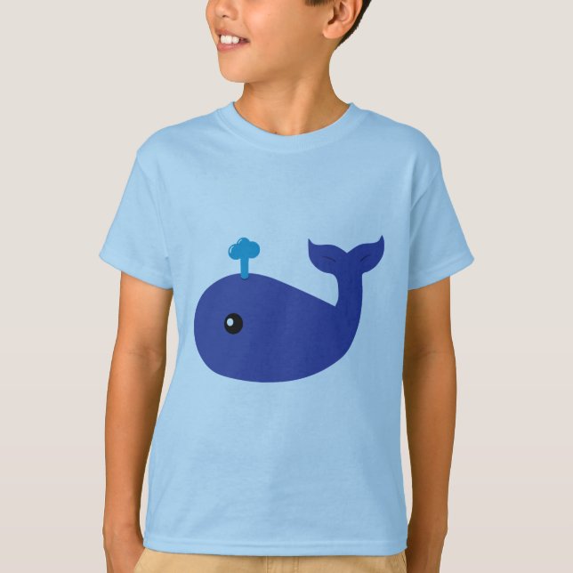 T-Shirt de Baleia Justa (Frente)
