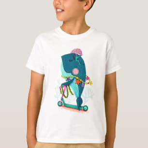 T-Shirt de Baleia Scootering