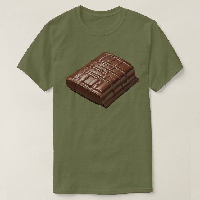 T-Shirt de Bar de Chocolate (Frente do Design)