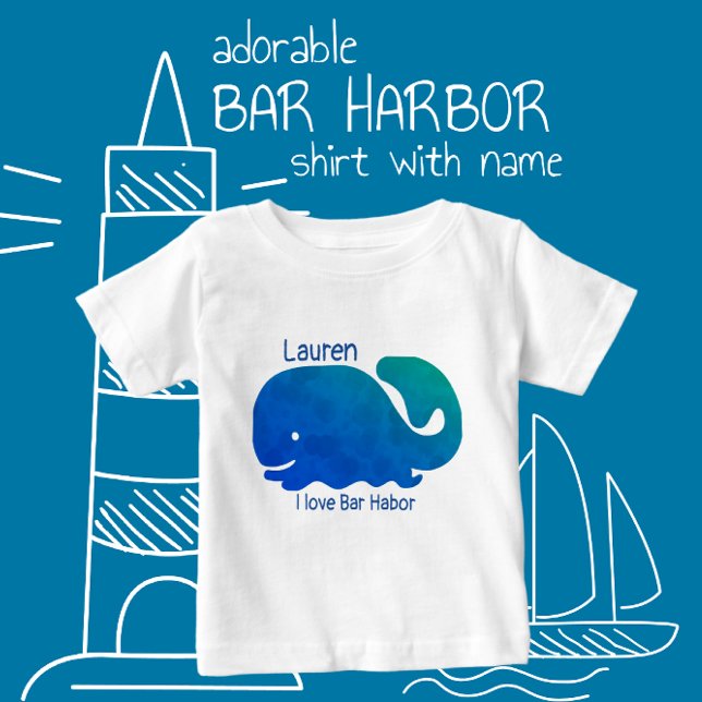 T-Shirt de bar Harbour Maine Child (Criador carregado)
