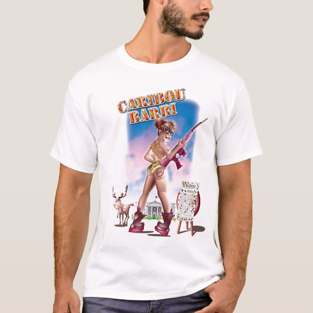 T-shirt de Barbi do caribu (Frente)