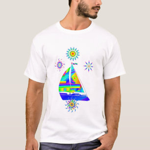 T-Shirt de Barco de Navegação