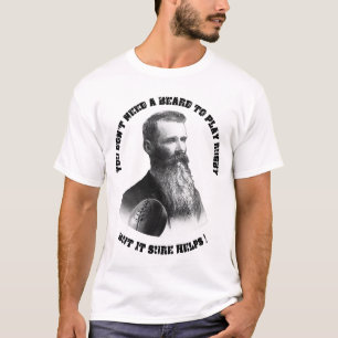 T-Shirt De Barras De Rugby
