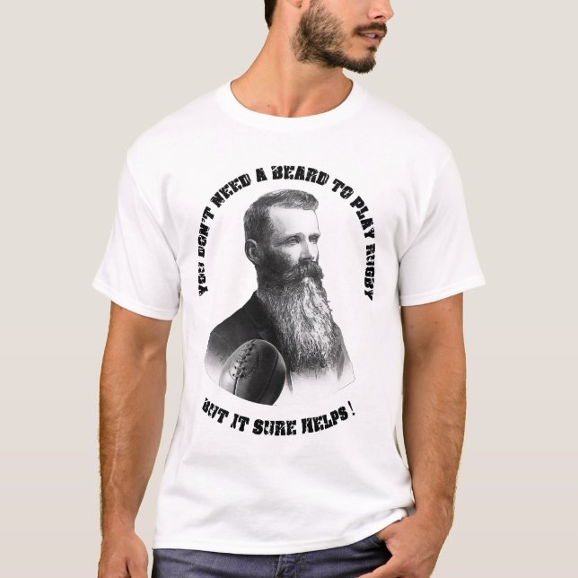 T-Shirt De Barras De Rugby (Frente)