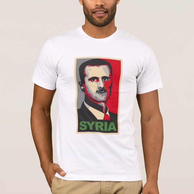 T-shirt de Bashar Al-Assad Syria (Frente)