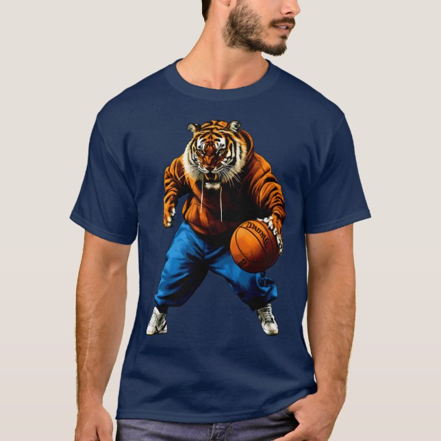 T-Shirt de Basquete de Tiger (Frente)