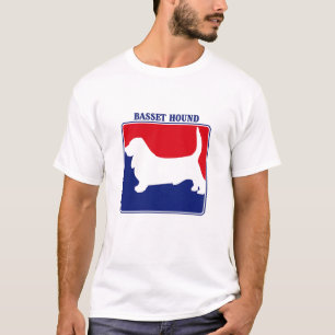 T-shirt de Basset Hound da liga principal