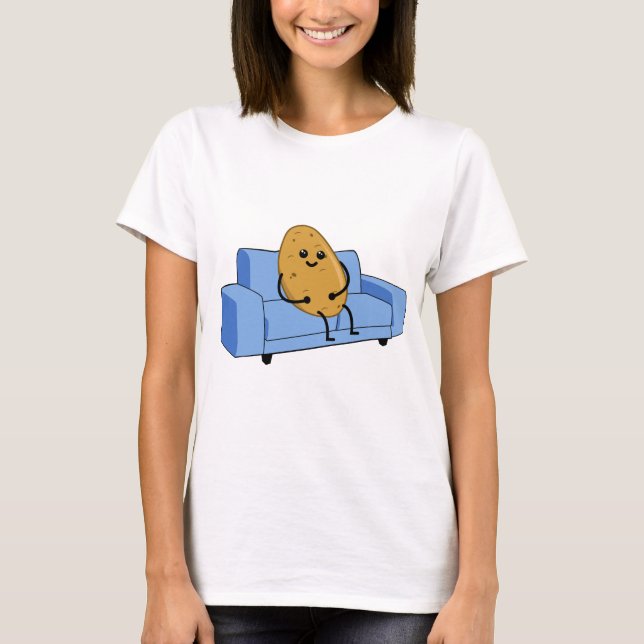 T-Shirt De Batata De Corte (Frente)