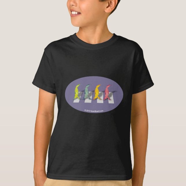 T-shirt de Beatles de 4 lagartos (Frente)