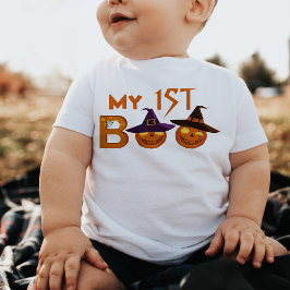 T-Shirt De Bebê Com Ilustração De Halloween De rua