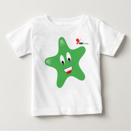 T-Shirt De Bebê De Estrela Brilhante