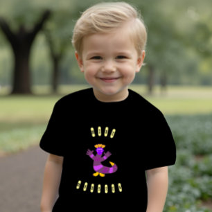 T-Shirt de bebê monstro roxo