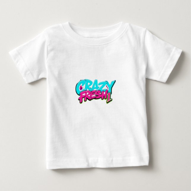 t-shirt de bebê na moda doida (Frente)