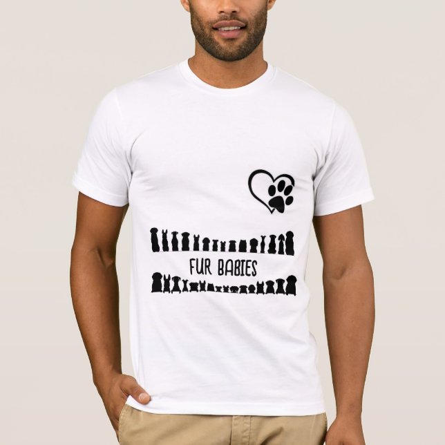 T-Shirt De Bebês De Peles (Frente)