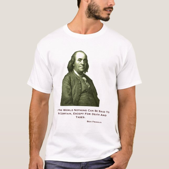 T-shirt de Ben Franklin (Frente)
