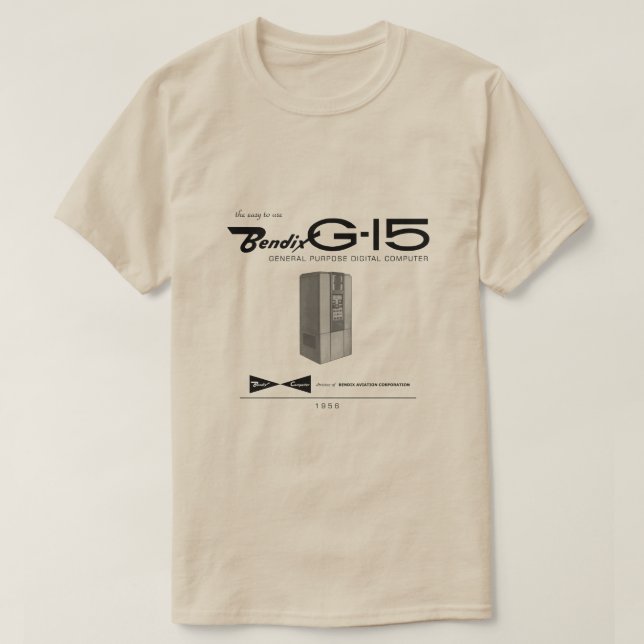 T-shirt de Bendix G-15 (Frente do Design)