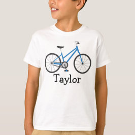 T-shirt de bicicleta para crianças personalizadas