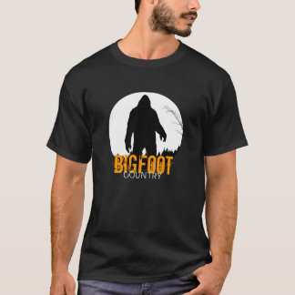 T-shirt de Bigfoot dos homens