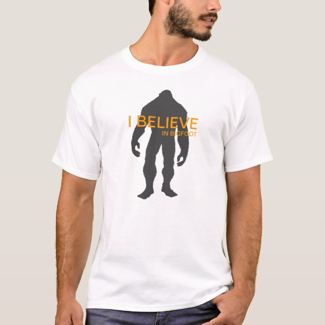 T-shirt de Bigfoot dos homens (Frente)
