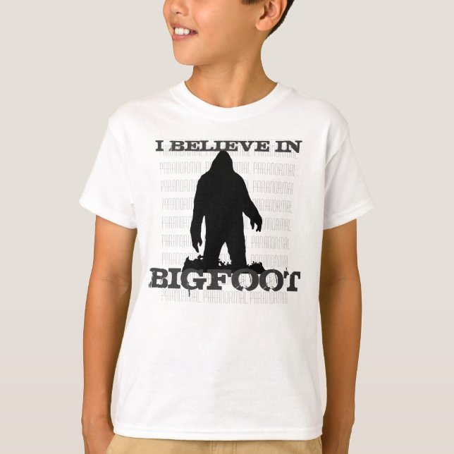 T-shirt de Bigfoot dos miúdos (Frente)