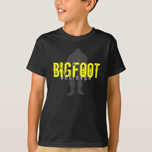 T-shirt de Bigfoot dos miúdos (Frente)