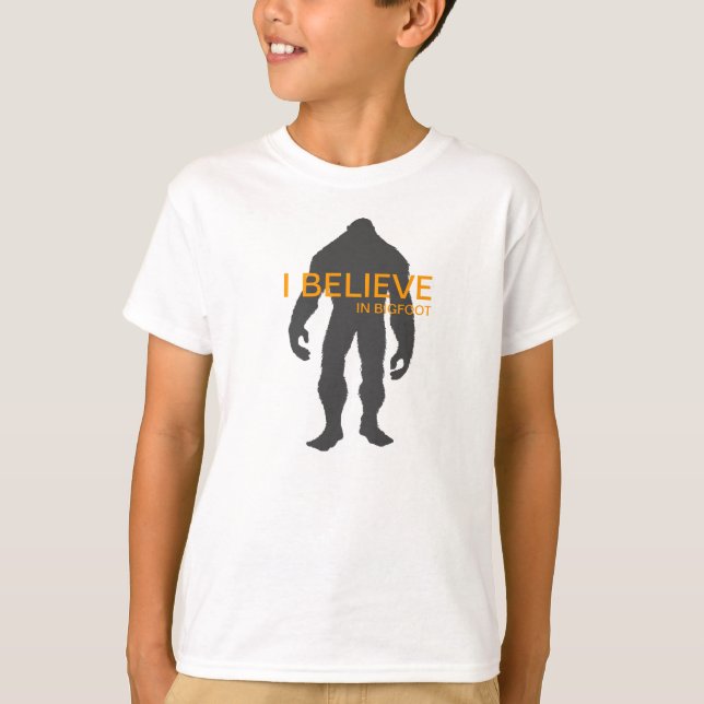 T-shirt de Bigfoot dos miúdos (Frente)