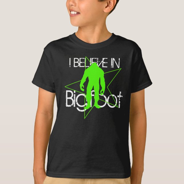 T-shirt de Bigfoot dos miúdos (Frente)