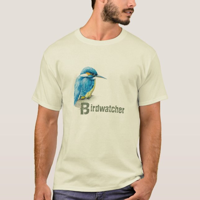T-shirt de Birdwatcher do martinho pescatore (Frente)