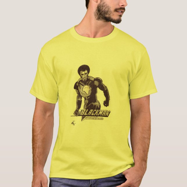 T-shirt de "BLACKMAN " (Frente)