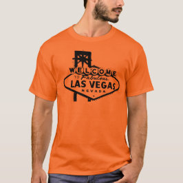 T-shirt Dê boas-vindas ao gráfico de vetor de Las Vegas