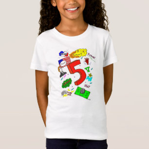 T-Shirt de Boneca de Ode a Cinco Meninas