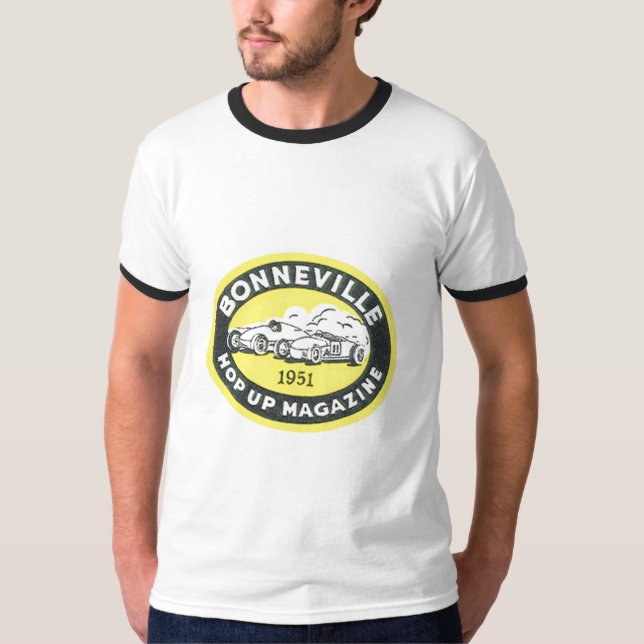 T-shirt De Bonneville do salto compartimento acima (Frente)