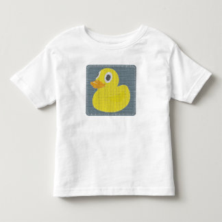 T-shirt de borracha da criança do pato