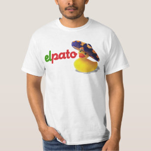 T-shirt de borracha do pato do EL Pato