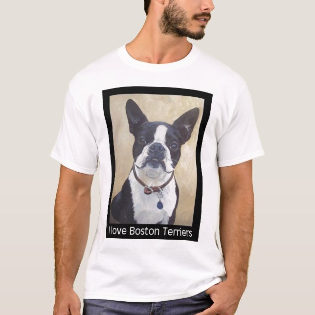 T-shirt de Boston Terrier (Frente)