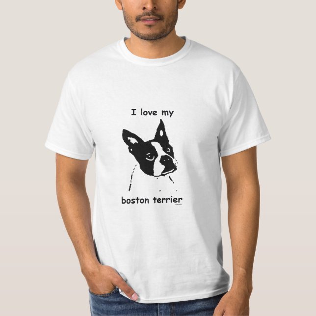 T-shirt de Boston Terrier (Frente)