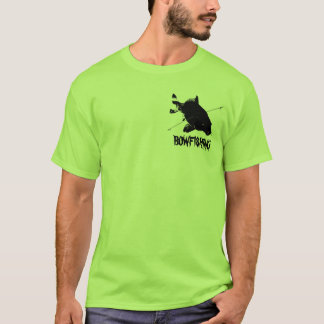T-shirt de Bowfishing da carpa - deixe seu Pólo em