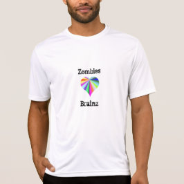 T-shirt de Brainz do coração dos zombis