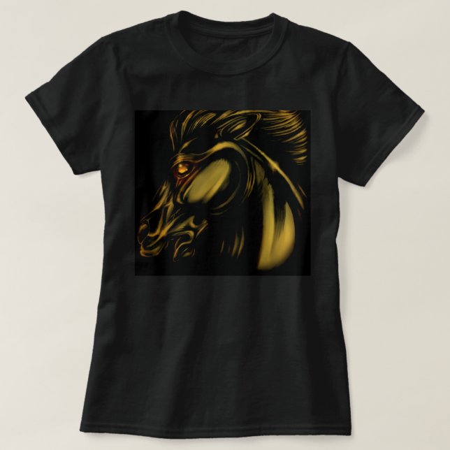 T-shirt de bronze do Nightlord da mulher (Frente do Design)