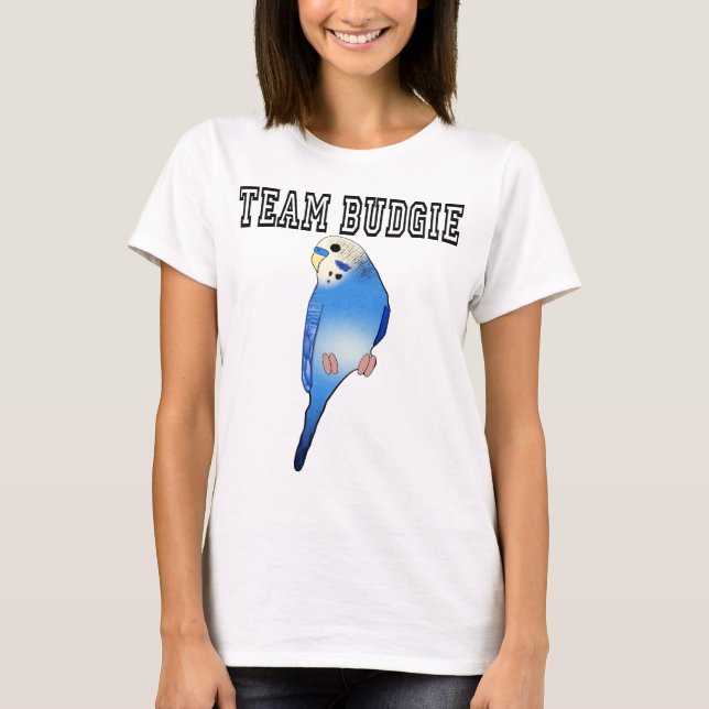T-shirt de Budgie da equipe (Frente)