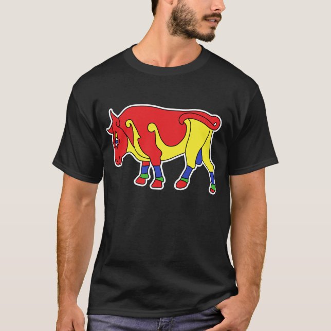 T-shirt de Bull do céltico (Frente)