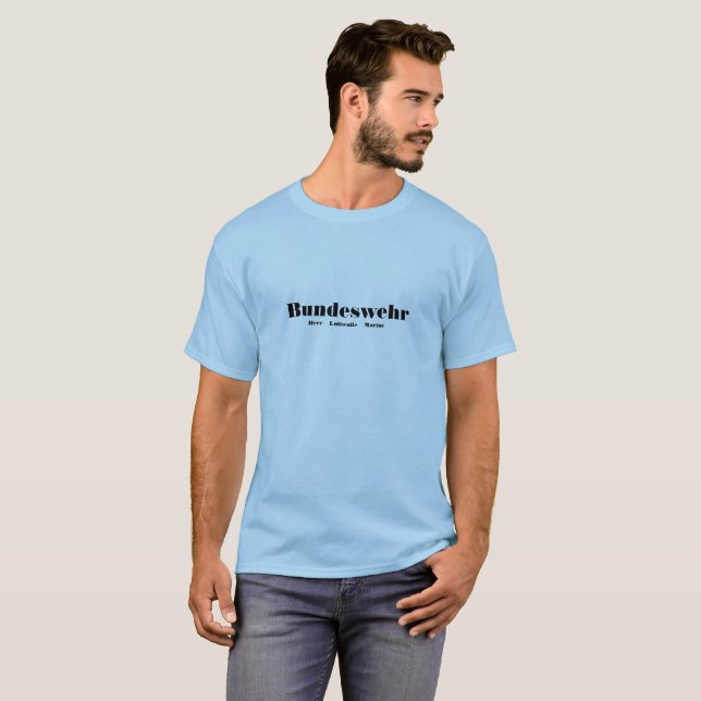 T-shirt de Bundeswehr (Frente Completa)
