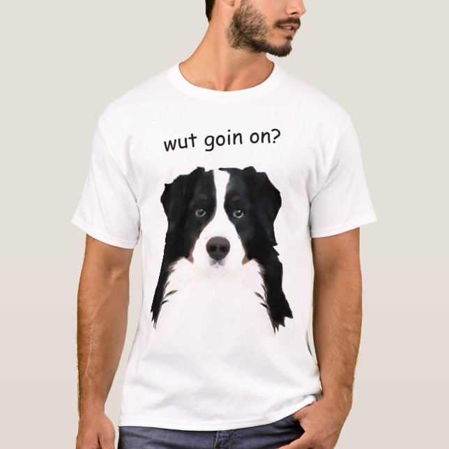 T-Shirt de Cachorro de Montanha Bernese (Frente)