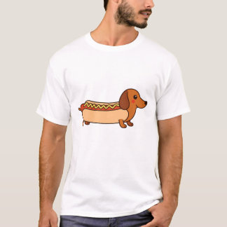 T-Shirt de cachorro-quente e-gato-de-praia
