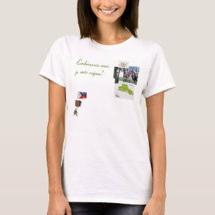 T-shirt de Cajun, Embrassez-moi, suis Ca do je…
