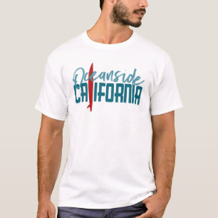 T-shirt de Califórnia do perto do oceano - pranch
